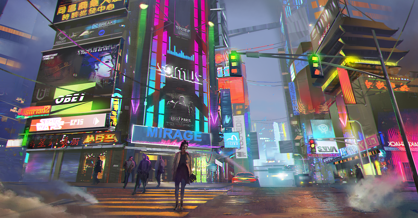 Phoenix Project city environment artwork